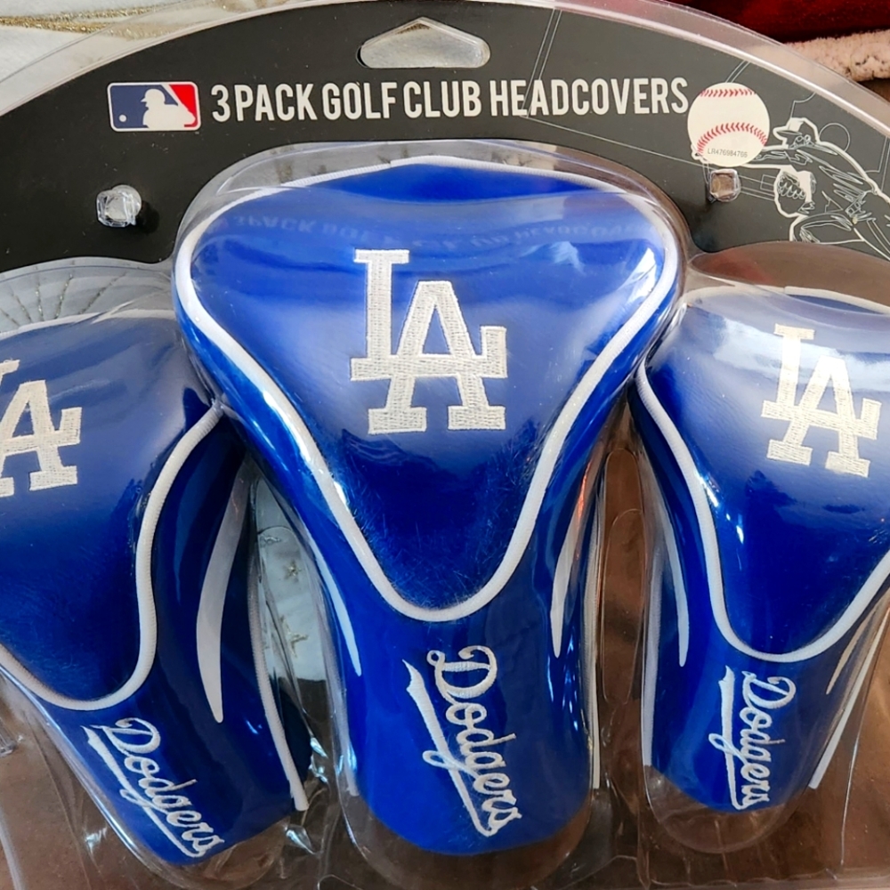 3 Pack Dodgers Golf Club Head Covers